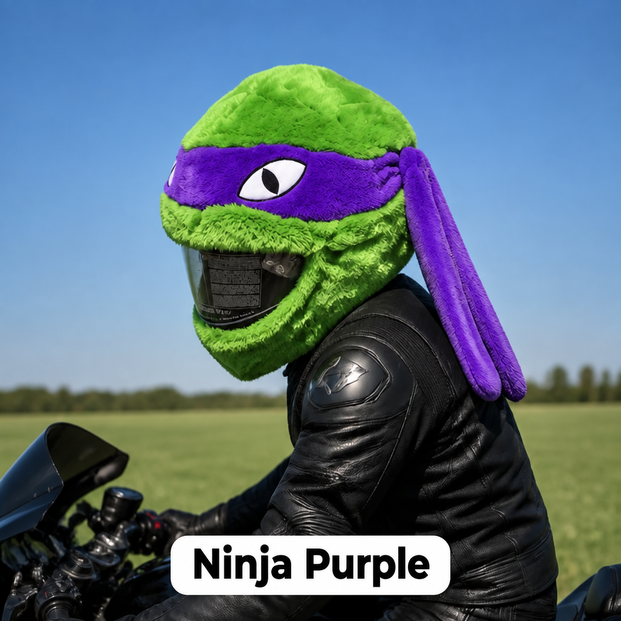 Ninja Purple helmet cover