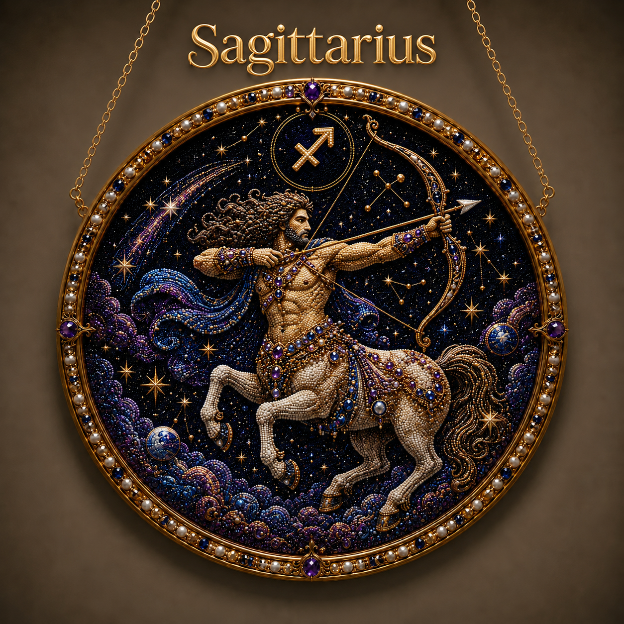🌙 65% OFF – Your Zodiac, Your Art ✨ 12 Zodiac Pearl Art DIY Kit