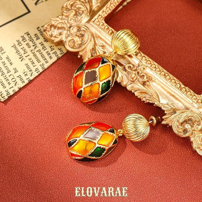 Thalia Bloom Enamel Stud Earrings product image 1