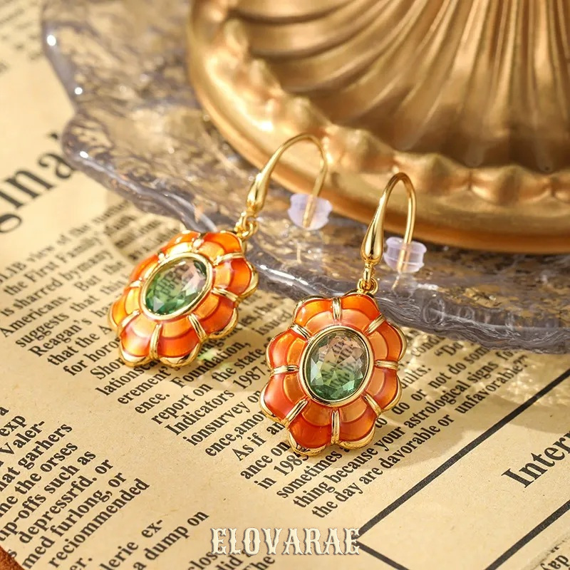Ophelia Muse Floral Fringe Drop Earrings product image 1