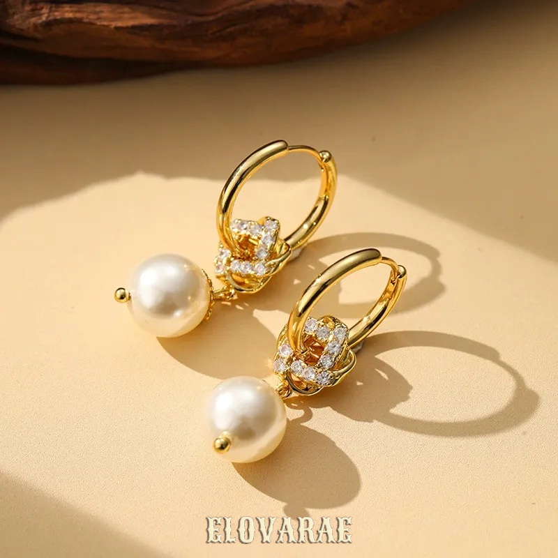 Isolde Halo Pearl Hoop Earrings product image 1