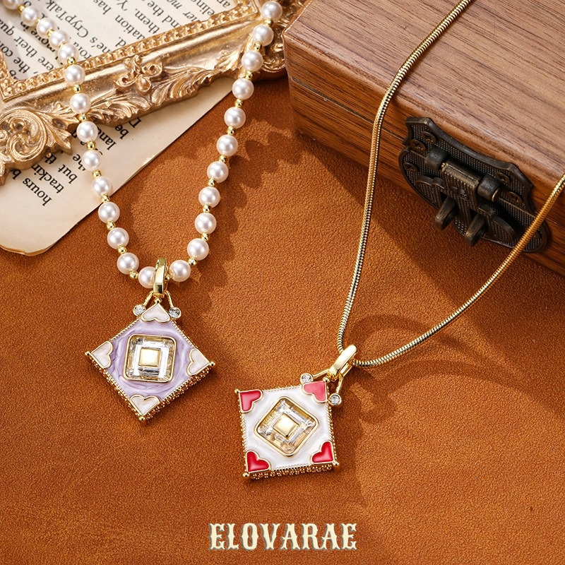 Celeste Lustre Pearl Heart Pendant Necklace product image 1