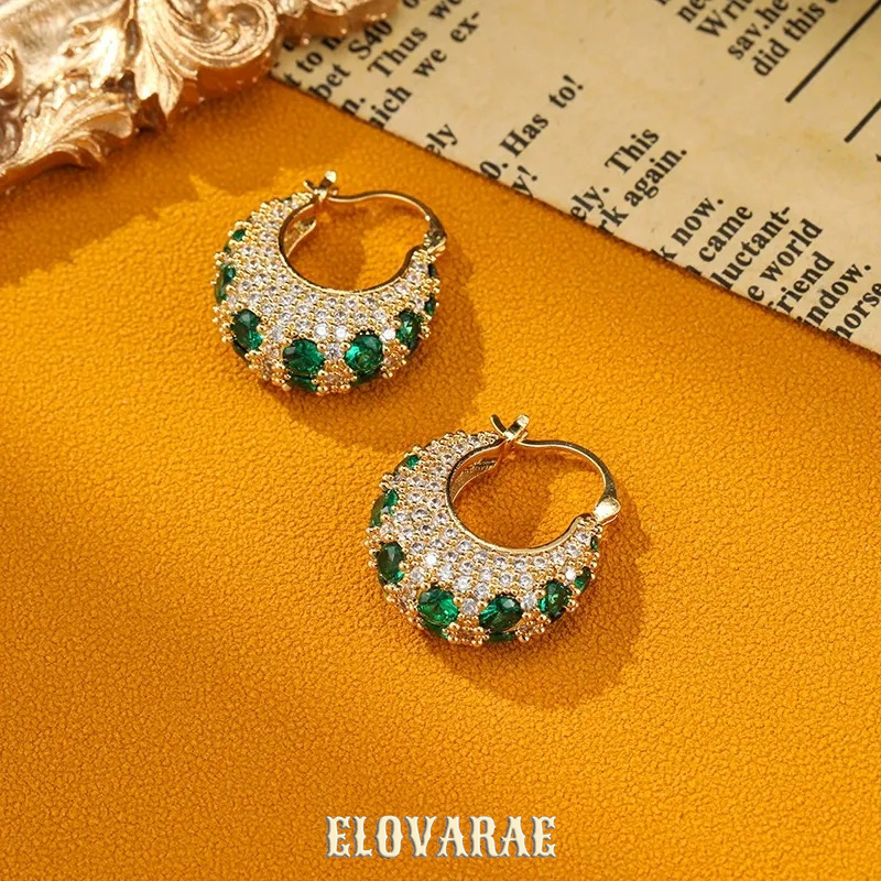 Amara Nocturne Crystal Hoop Earrings product image 1