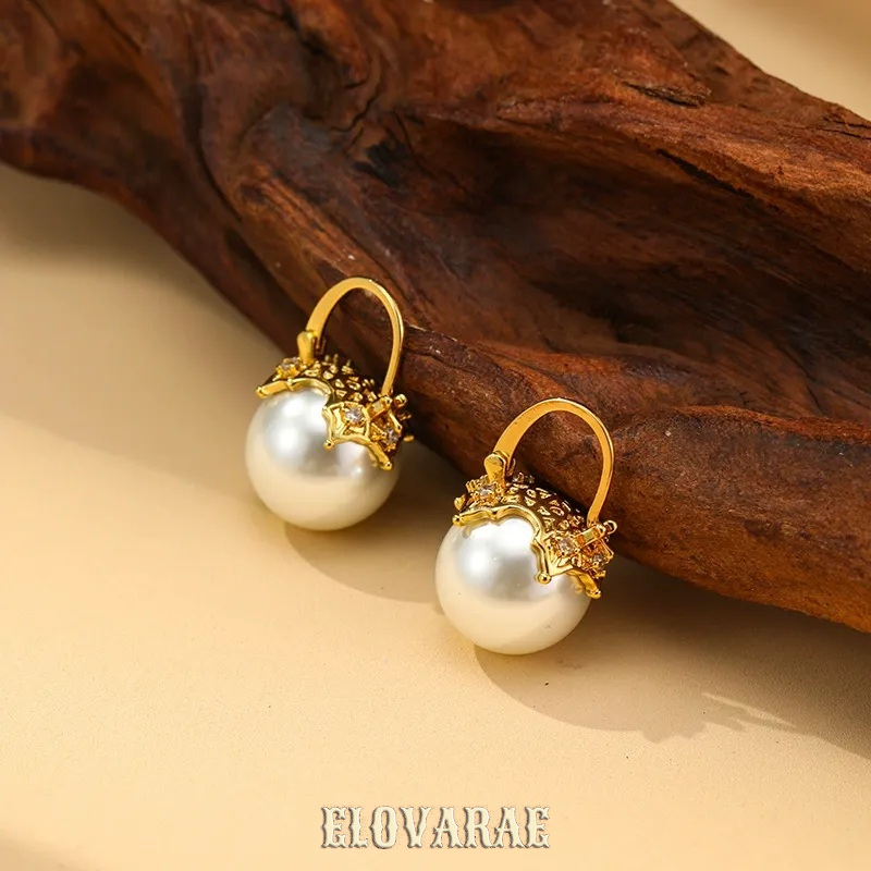 Ophelia Nocturne Pearl Hoop Earrings product image 1