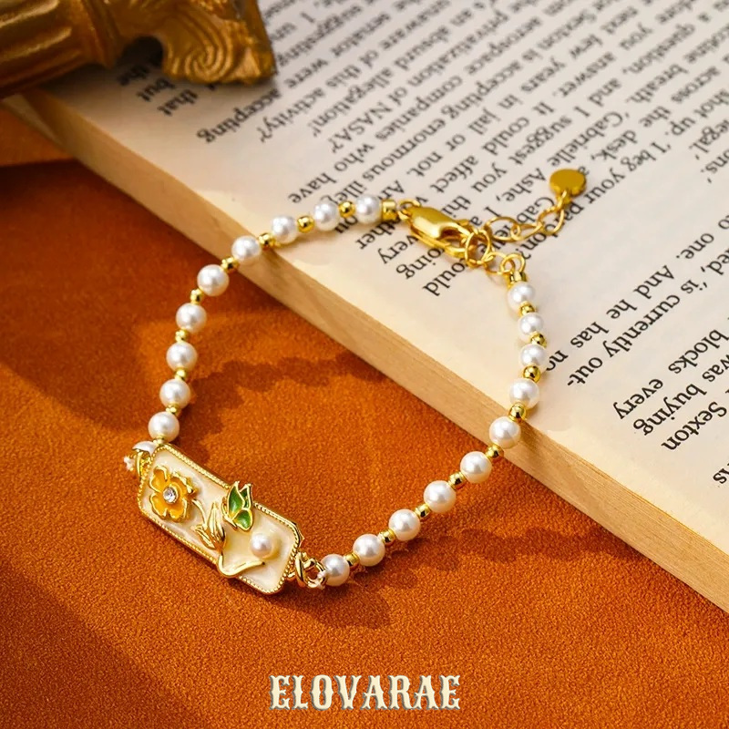 Cressida Nocturne Pearl Butterfly Beaded Bracelet product image 1