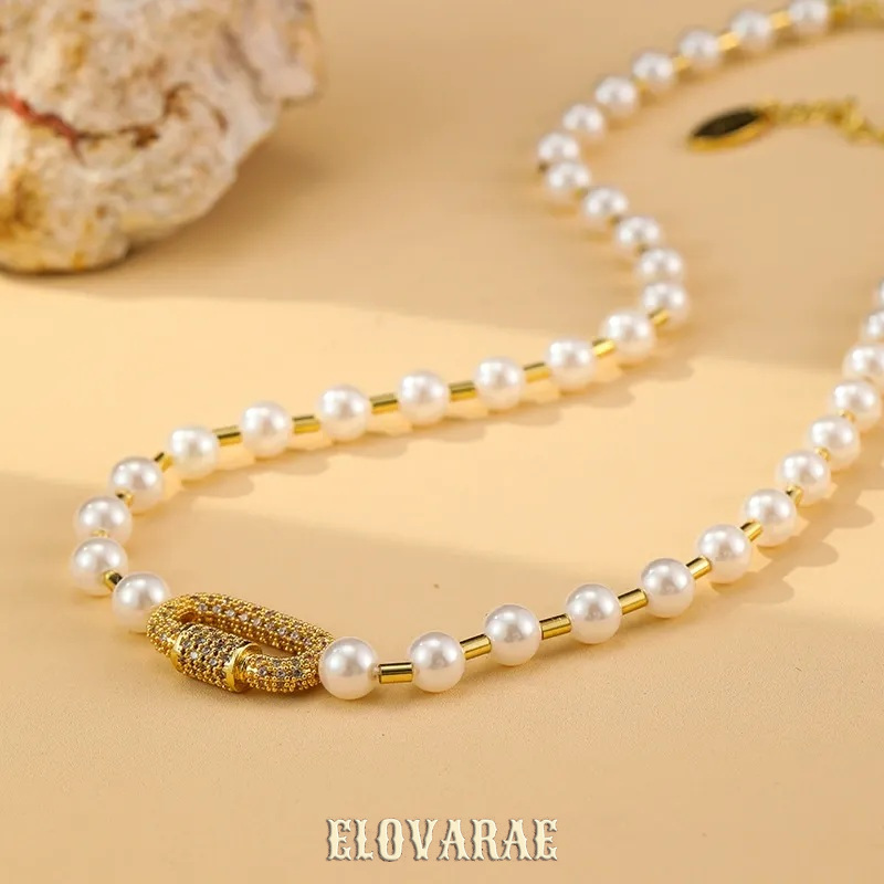 Estelle Nocturne Pearl Crystal Pendant Necklace product image 1
