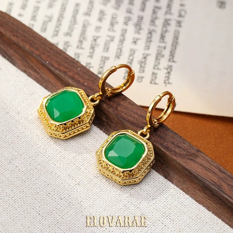 Evadne Nocturne Geometric Crystal Hoop Earrings product image 1