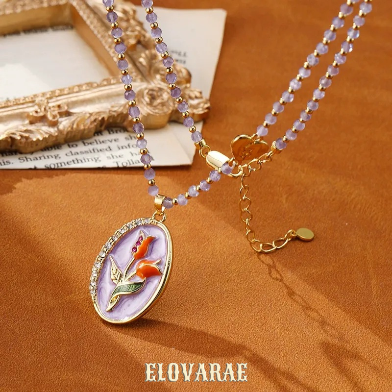 Sabine Nocturne Cat-Eye Pendant Necklace product image 1
