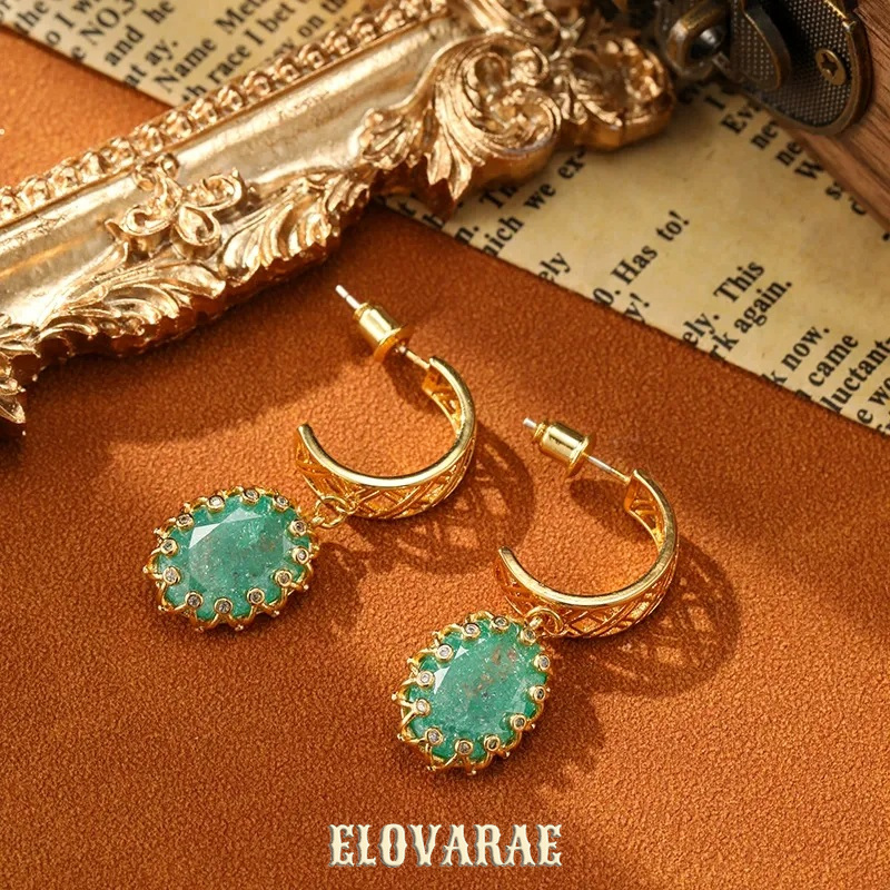 Vesper Gleam Crystal Hoop Earrings product image 1