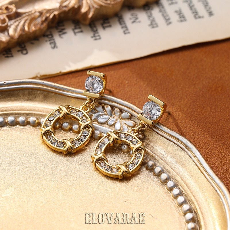 Elara Bloom Crystal Stud Earrings product image 2