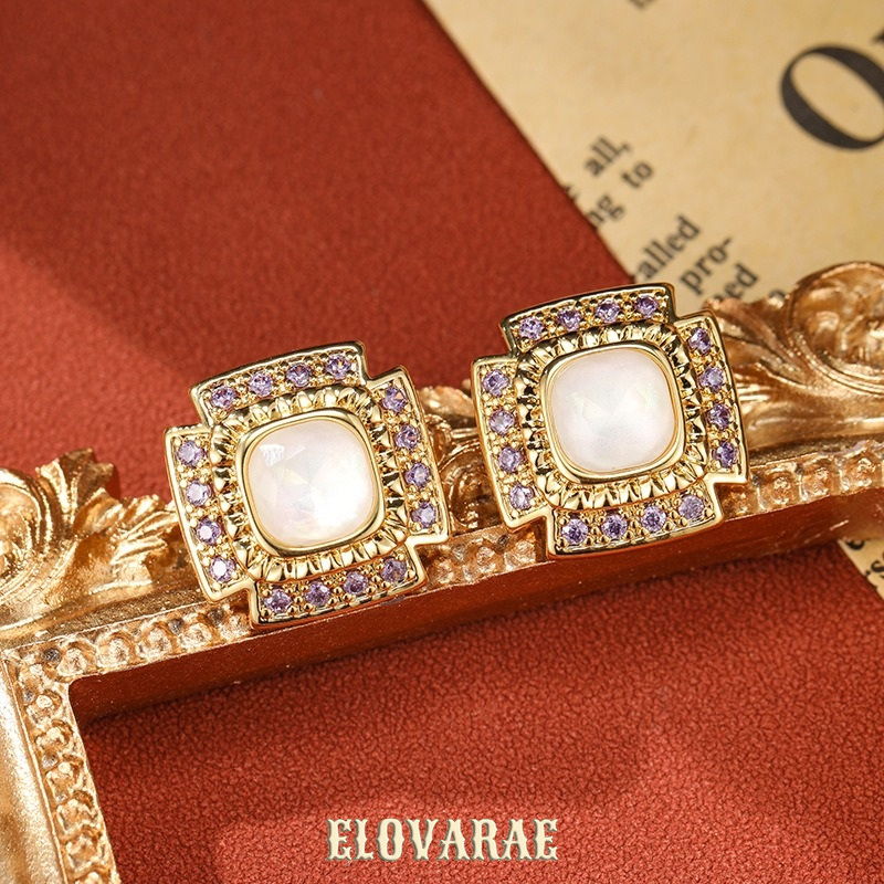 Ophelia Bloom Crystal Stud Earrings product image 2
