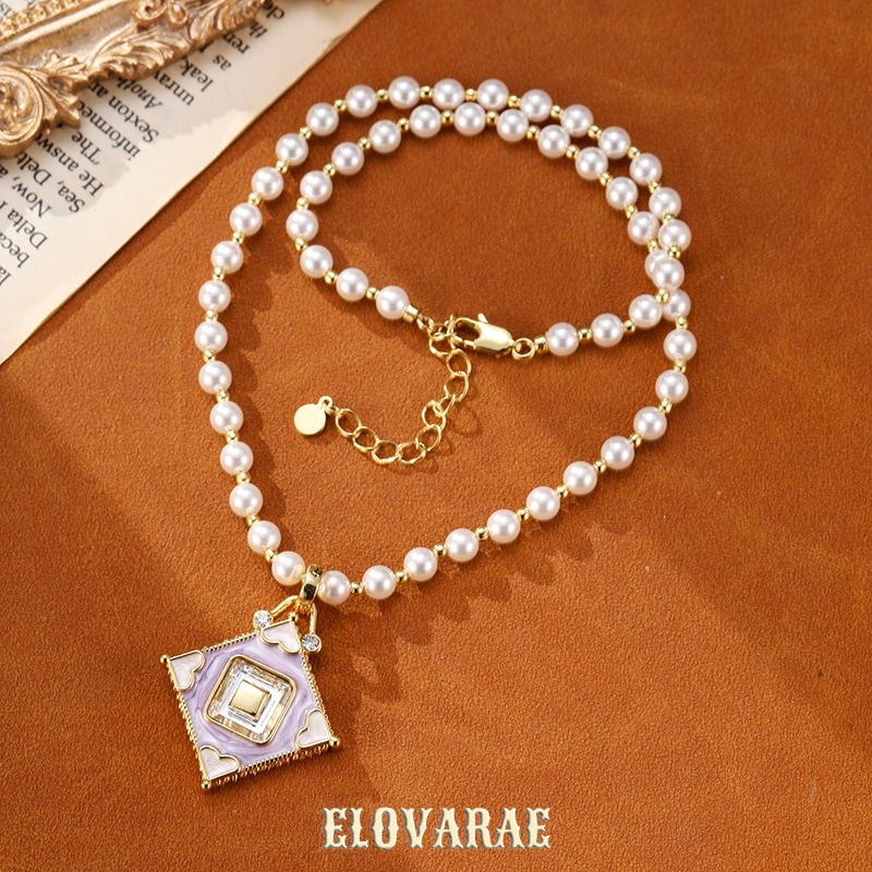 Celeste Lustre Pearl Heart Pendant Necklace product image 2