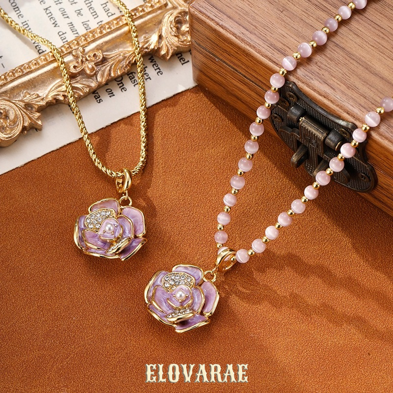 Liora Lustre Camellia Cat-Eye Pendant Necklace product image 2