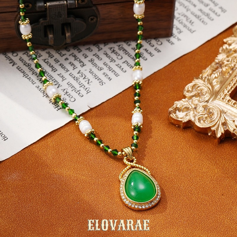 Solene Lustre Pearl Teardrop Pendant Necklace product image 2