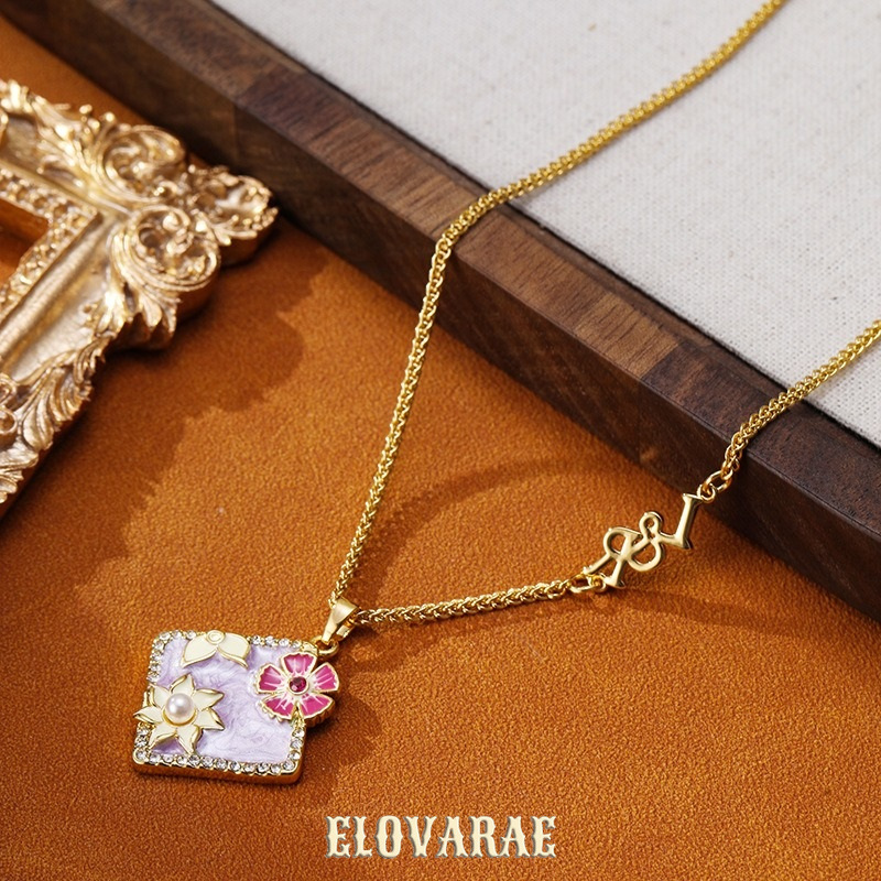 Seraphine Reverie Floral Multicolor Pendant Necklace product image 2