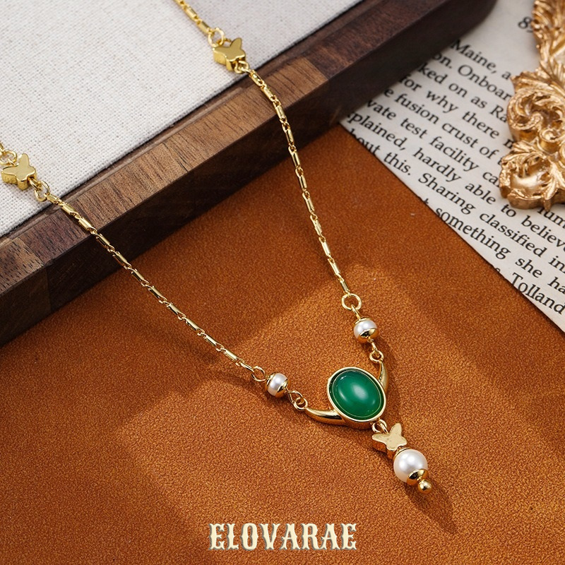 Valentina Reverie Pearl Butterfly Pendant Necklace product image 2