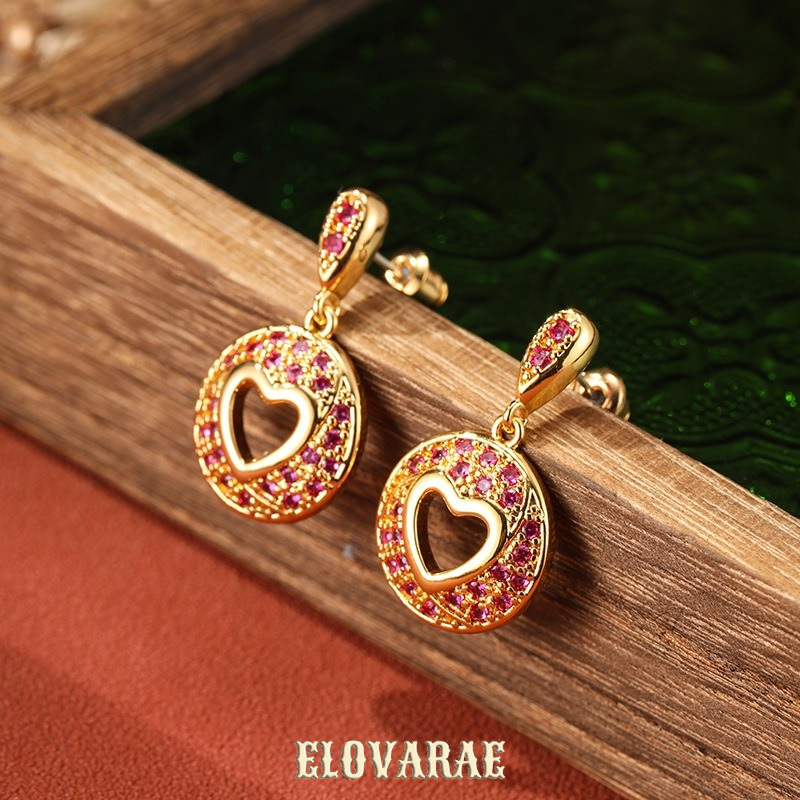 Cressida Reverie Heart Geometric Drop Earrings product image 2