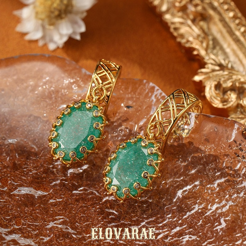 Vesper Gleam Crystal Hoop Earrings product image 2