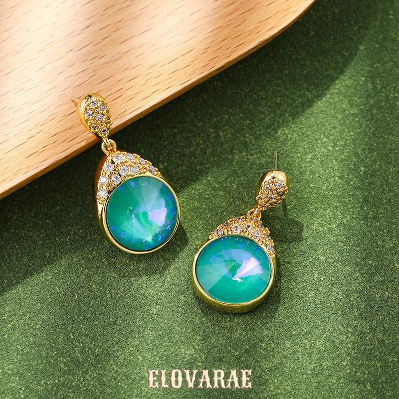 Liora Petal Teardrop Fringe Drop Earrings product image 2
