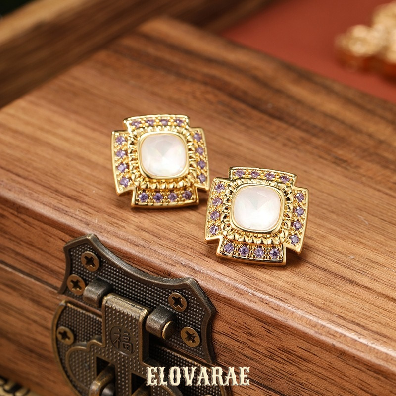 Ophelia Bloom Crystal Stud Earrings product image 3