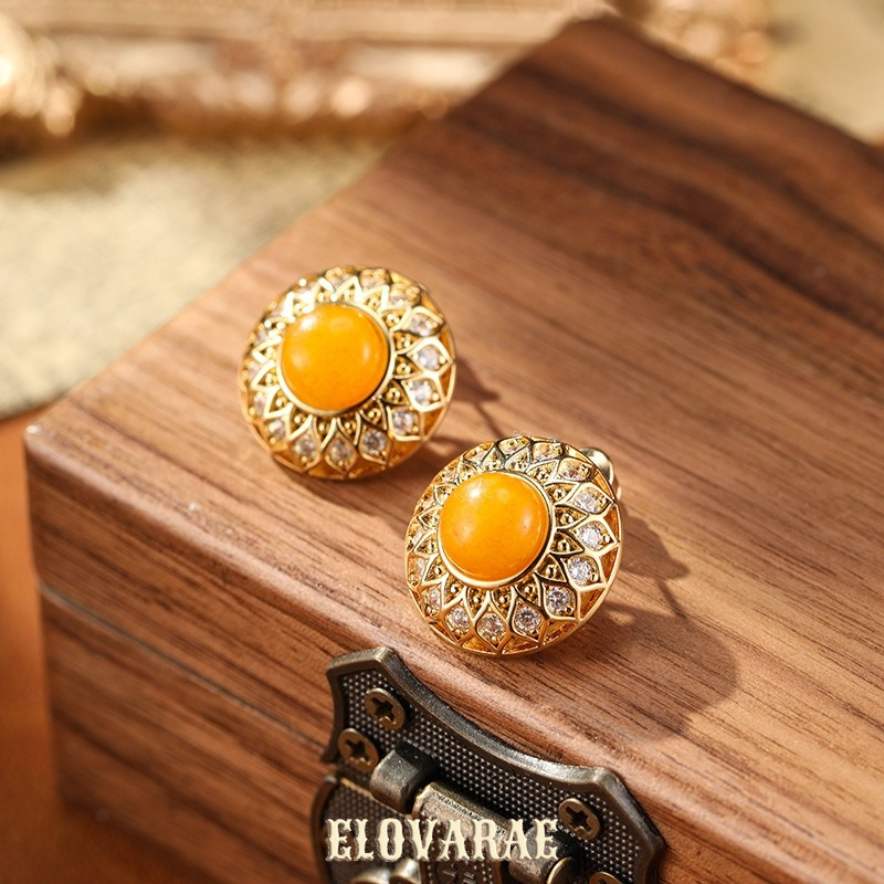 Elara Muse Sculptural Drop Earrings product image 3
