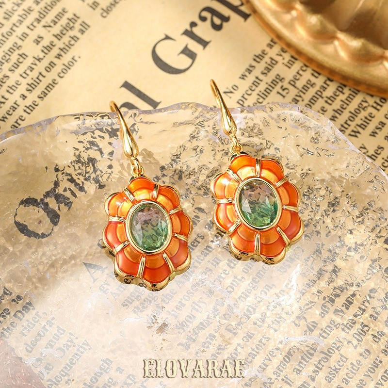 Ophelia Muse Floral Fringe Drop Earrings product image 3