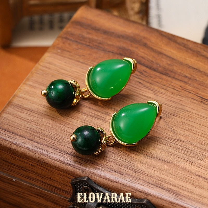 Noelle Muse Leaf Teardrop Drop Earrings product image 3