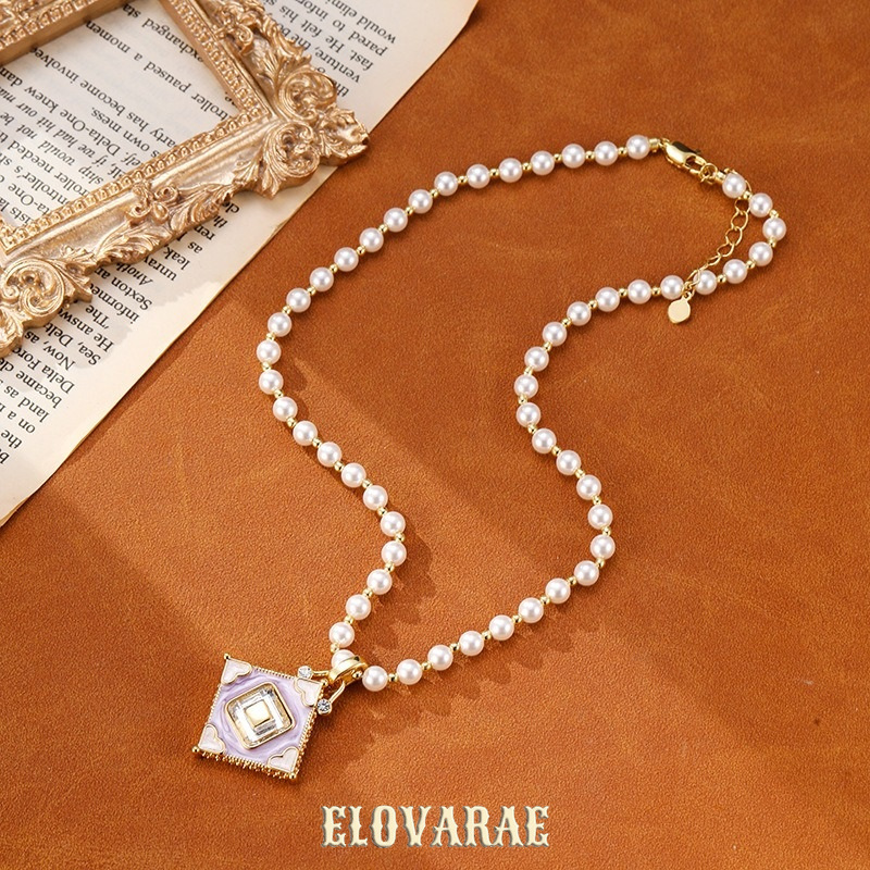 Celeste Lustre Pearl Heart Pendant Necklace product image 3