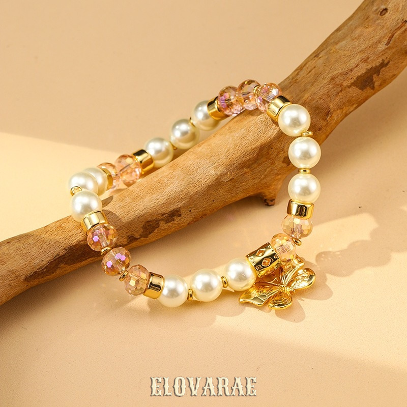 Marielle Lustre Pearl Butterfly Beaded Bracelet product image 3