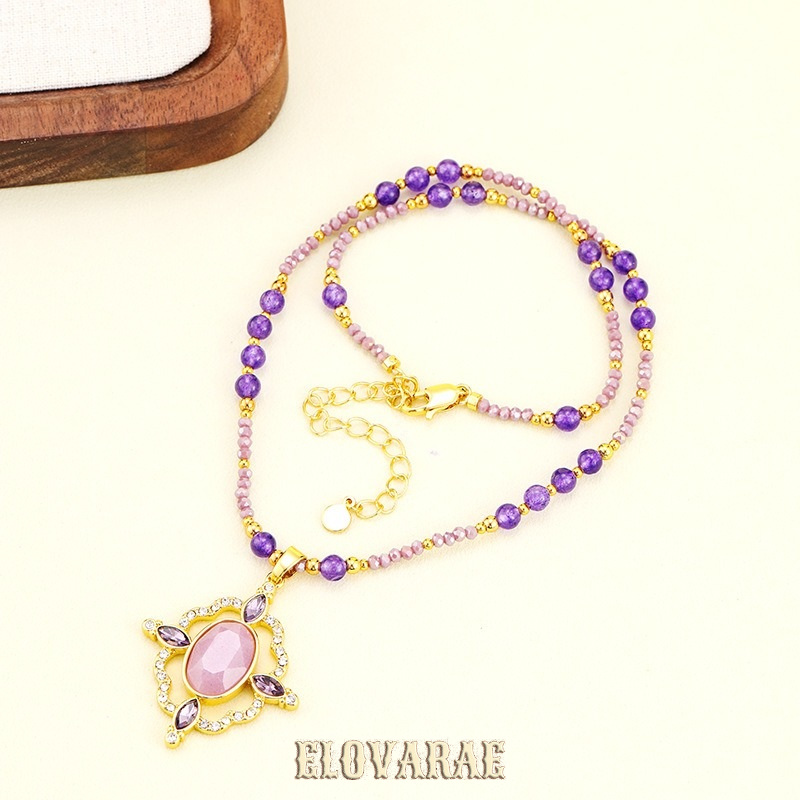 Lucienne Lustre Violet Pendant Necklace product image 3