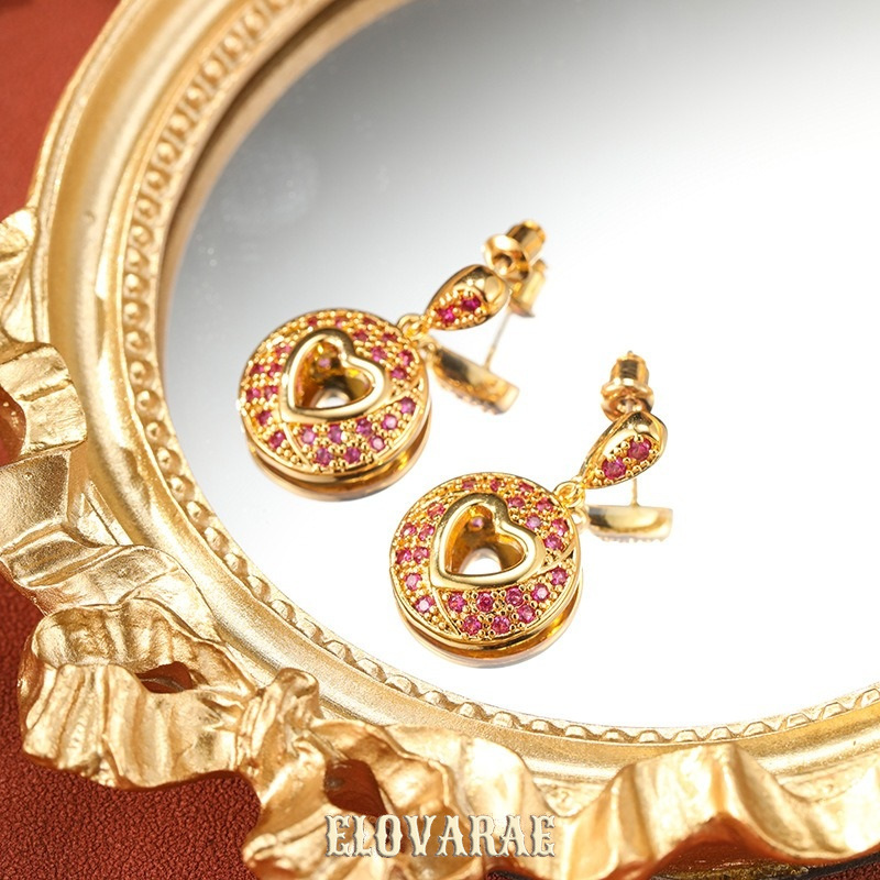 Cressida Reverie Heart Geometric Drop Earrings product image 3