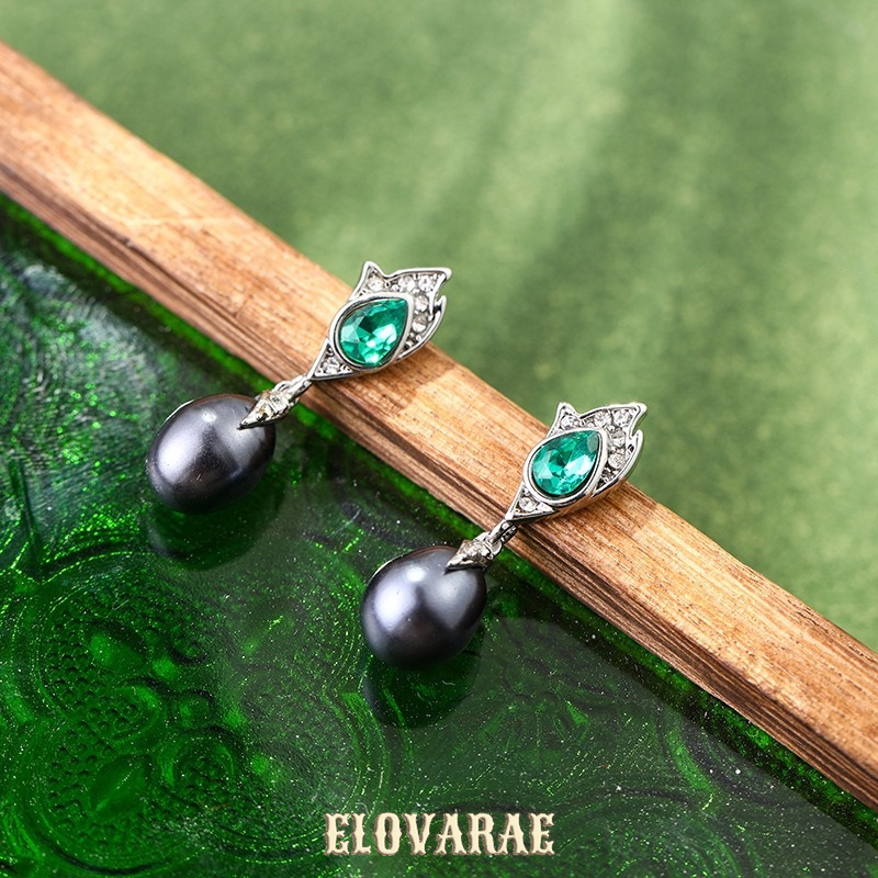 Aurelia Nocturne Pearl Fringe Drop Earrings product image 3