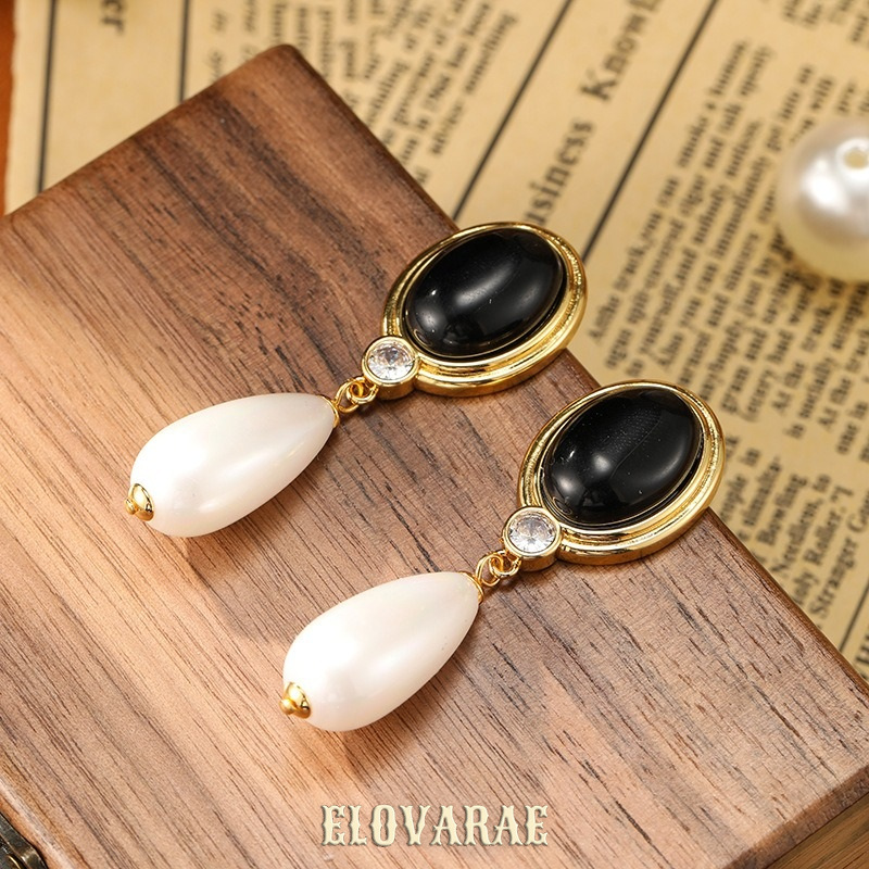 Liora Nocturne Pearl Fringe Stud Earrings product image 3