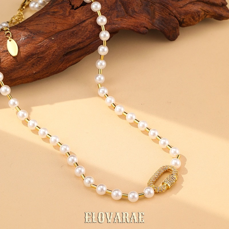 Estelle Nocturne Pearl Crystal Pendant Necklace product image 3