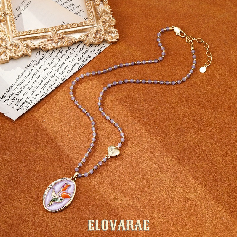 Sabine Nocturne Cat-Eye Pendant Necklace product image 3