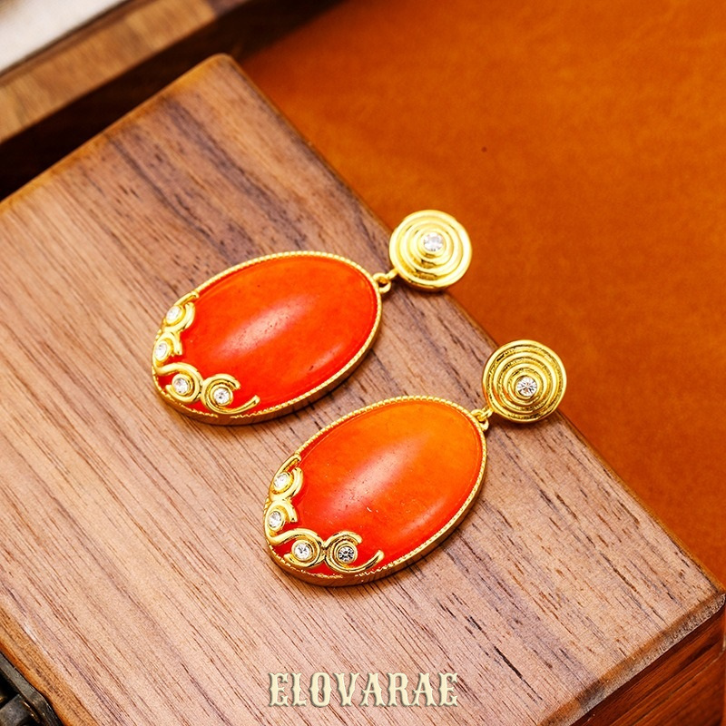 Evadne Gleam Sculptural Drop Earrings product image 3