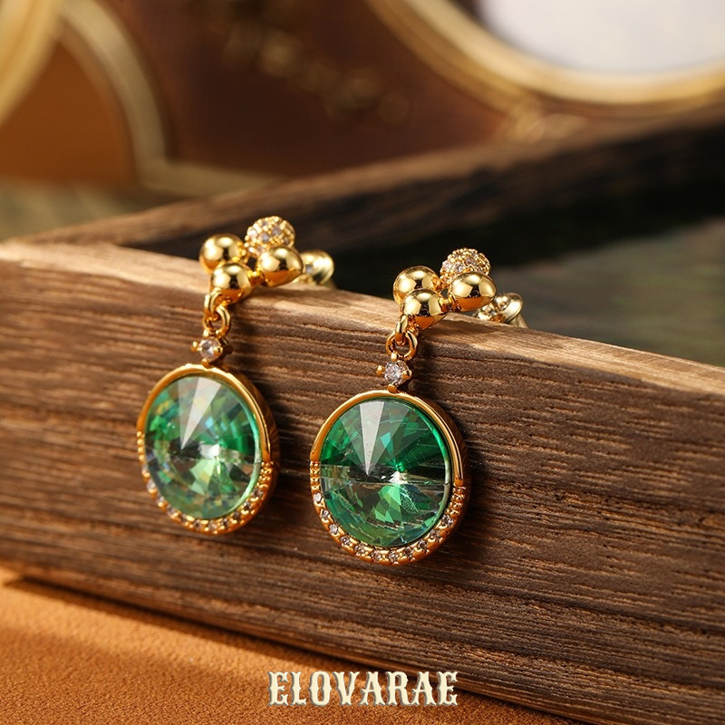 Rosalie Gleam Fringe Crystal Stud Earrings product image 3