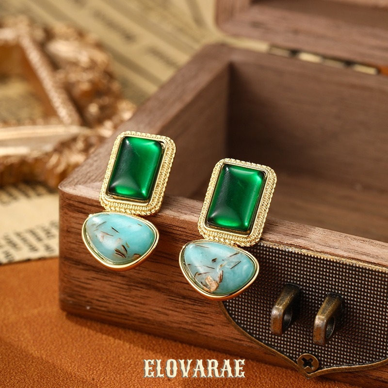 Aurelia Petal Geometric Drop Earrings product image 3