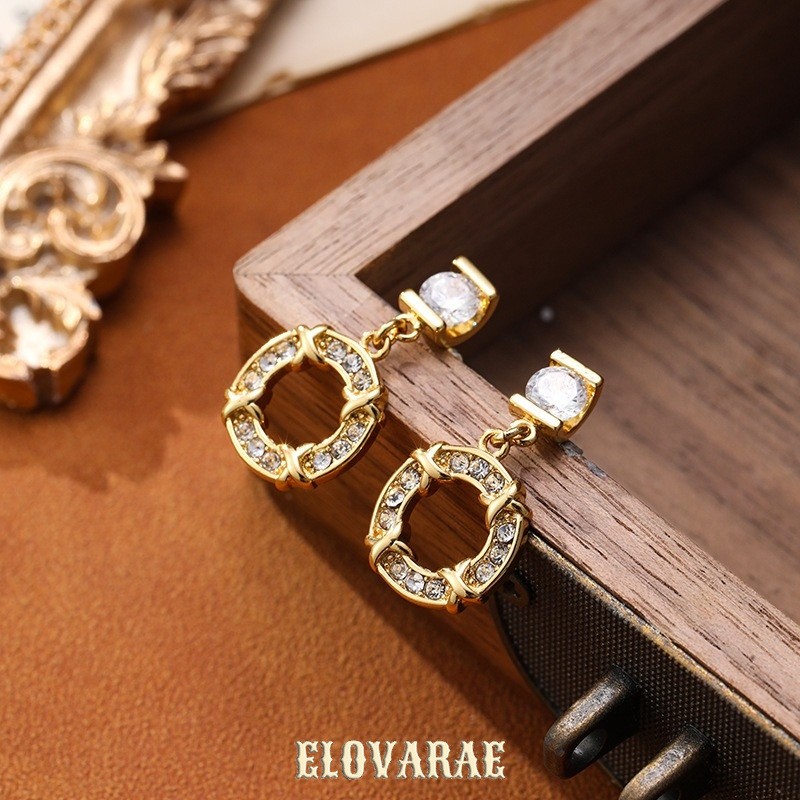 Elara Bloom Crystal Stud Earrings product image 4
