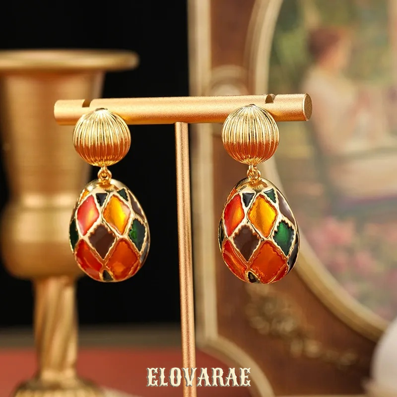 Thalia Bloom Enamel Stud Earrings product image 4