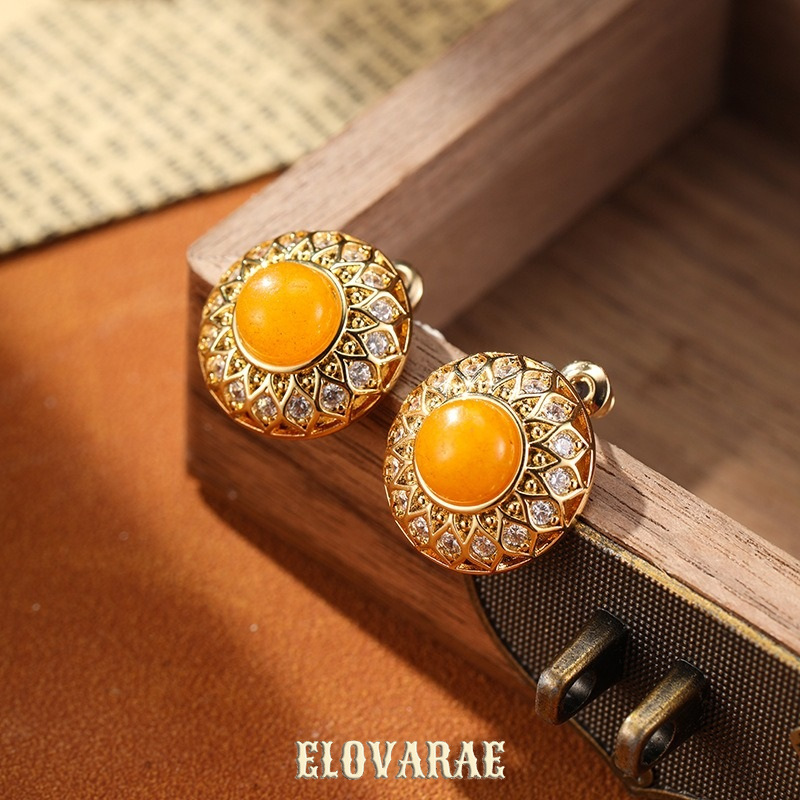 Elara Muse Sculptural Drop Earrings product image 4