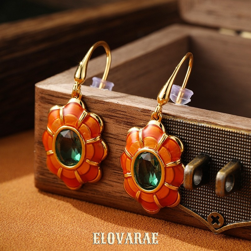 Ophelia Muse Floral Fringe Drop Earrings product image 4