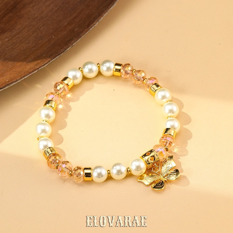 Marielle Lustre Pearl Butterfly Beaded Bracelet product image 4