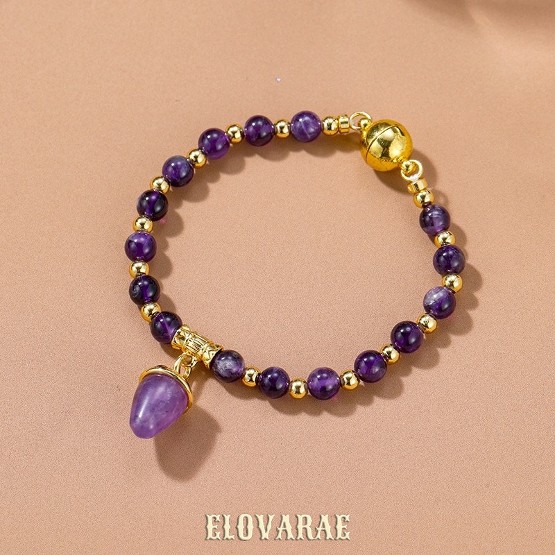Valentina Lustre Amethyst-Tone Crystal Beaded Bracelet product image 4