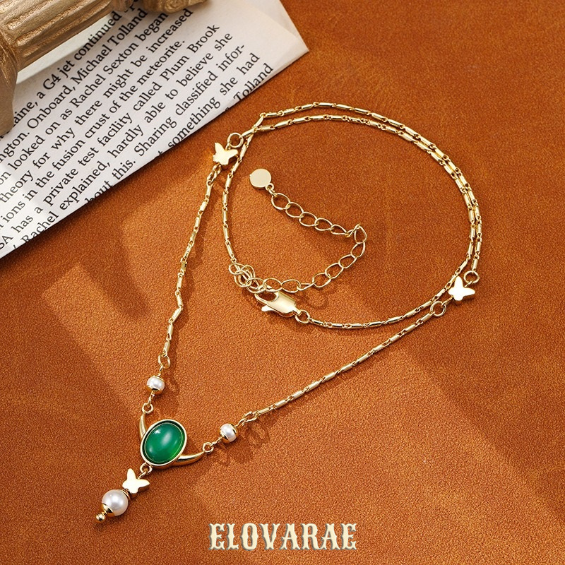 Valentina Reverie Pearl Butterfly Pendant Necklace product image 4
