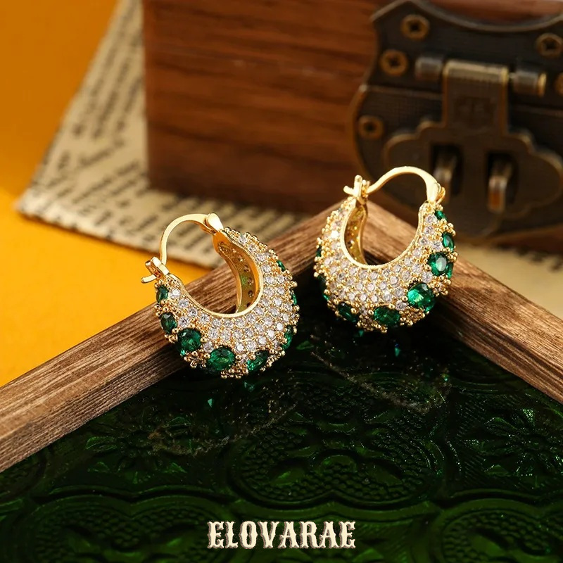 Amara Nocturne Crystal Hoop Earrings product image 4