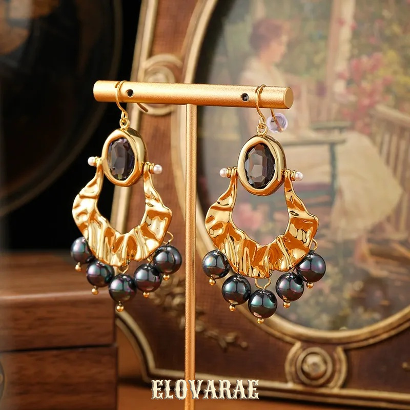 Seraphine Gleam Pearl Fringe Drop Earrings product image 4
