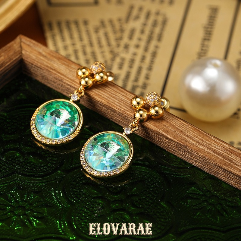 Rosalie Gleam Fringe Crystal Stud Earrings product image 4