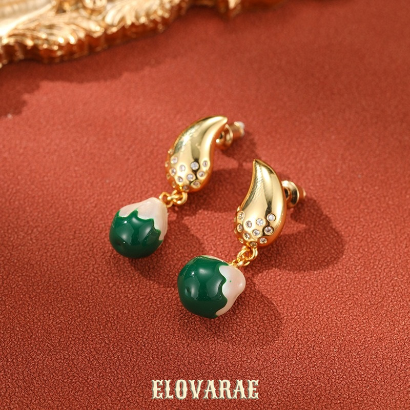 Seraphine Petal Pearl Teardrop Drop Earrings product image 4
