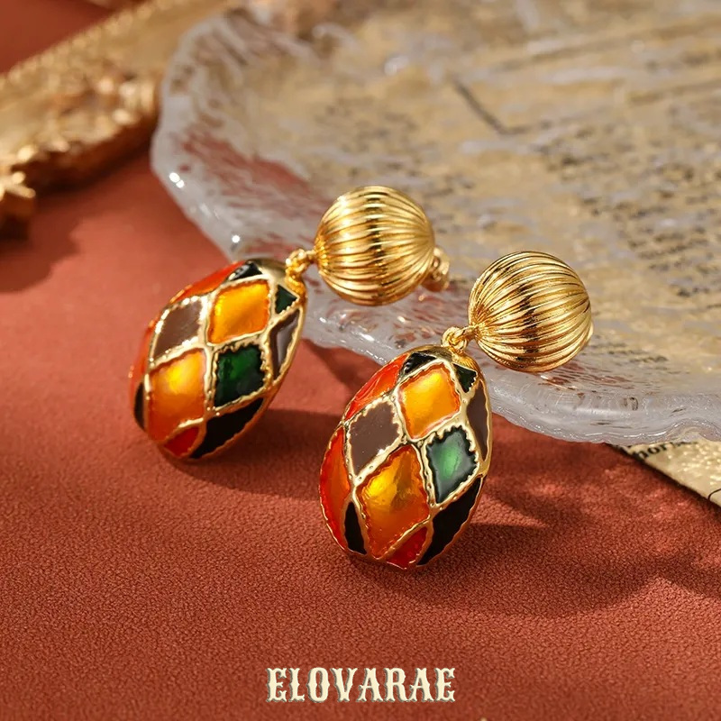 Thalia Bloom Enamel Stud Earrings product image 5